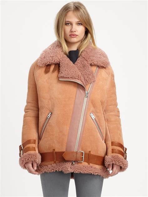 acne shearling jacket replica|acne jackets for women.